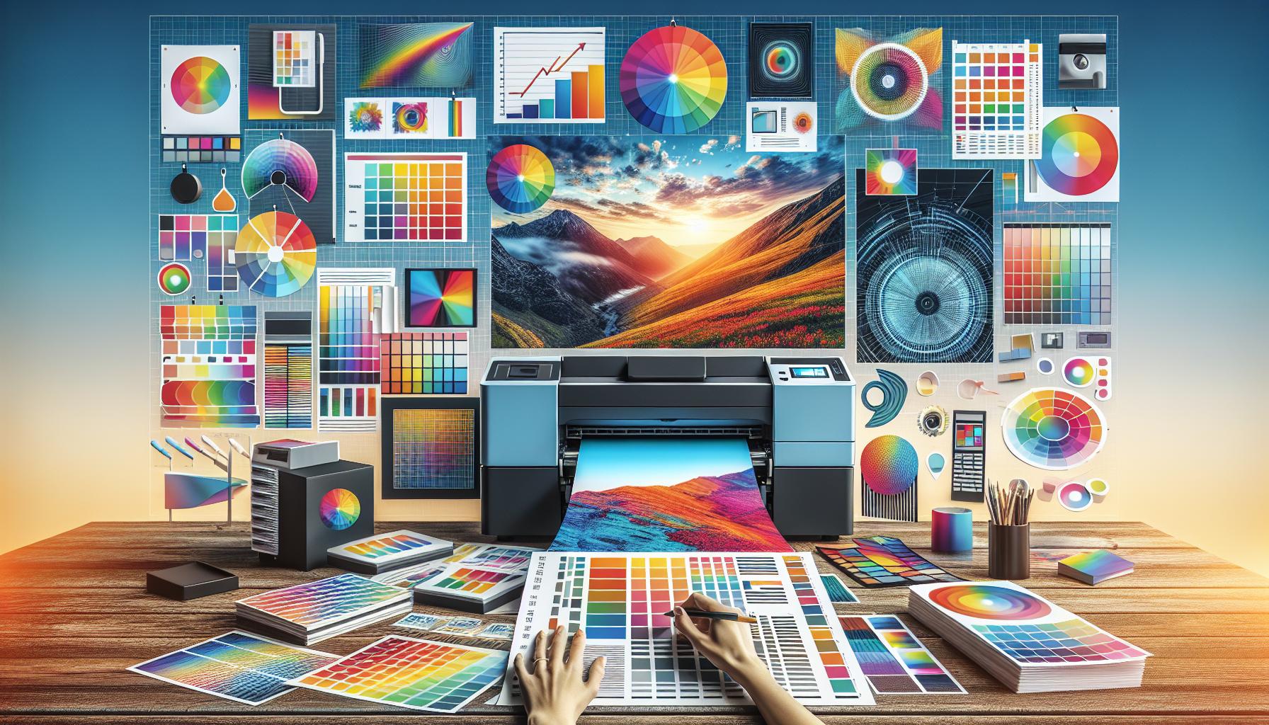 grafika: integracja systemow zarzadzania kolorem w roznych technikach druku