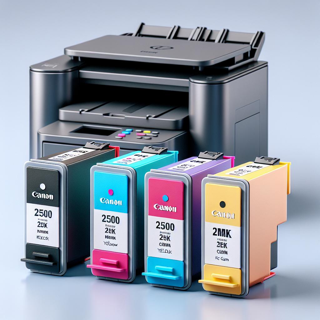 Tusze Canon 2500 CMYK - zamienniki i oryginalne: poradnik wyboru
