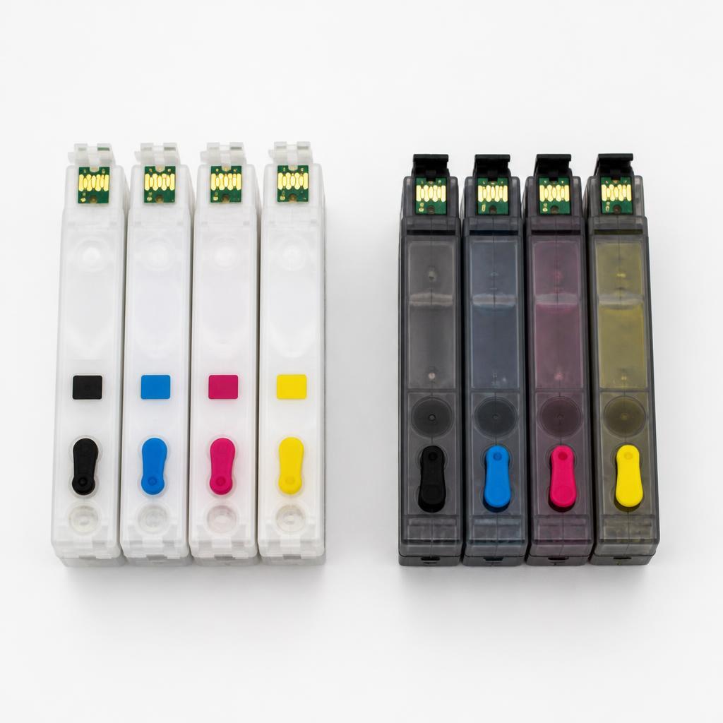 Rozważania na temat tuszów Epson 104 CMYK - zamienniki i oryginalne