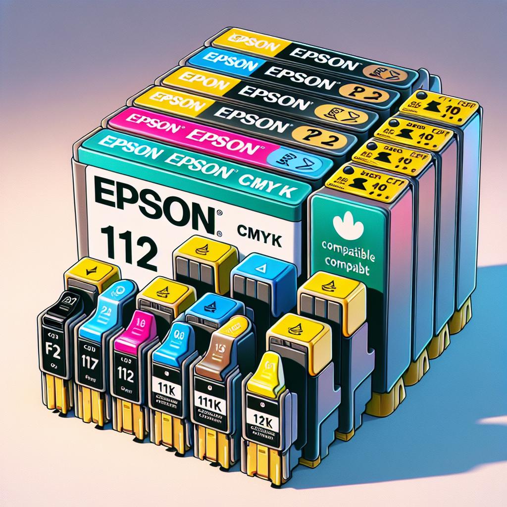 Tusze Epson 112 CMYK - zamienniki i oryginalne: Porównanie i Wybór
